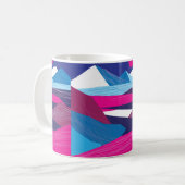 Vintage beautiful mountains and landscape with the コーヒーマグカップ (正面左)