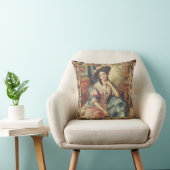 Vintage,Beautiful Noblewoman from the Past クッション (椅子)