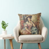 Vintage,Beautiful Noblewoman from the Past  クッション (椅子)