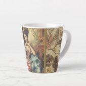 Vintage,Beautiful Noblewoman from the past,Classic カフェラテマグ (右アングル)