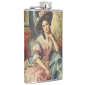 Vintage,Beautiful Noblewoman from the past,Classic フラスク (右)