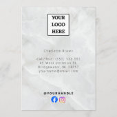 Vintage Beauty Salon Price List メニュー (裏面)