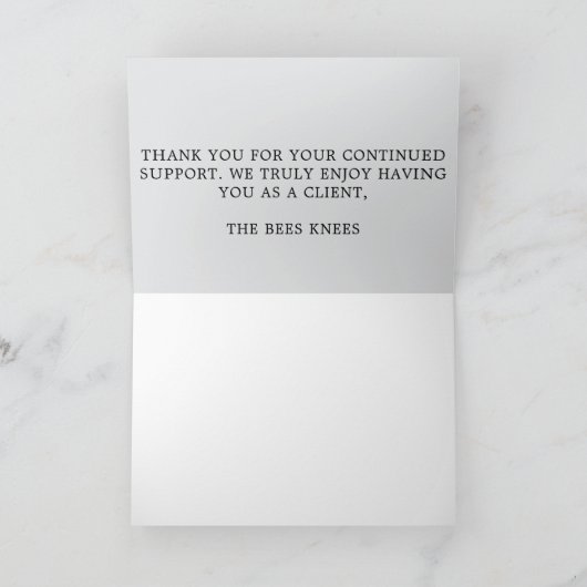 Vintage Beekeeping & Honeybee Farm Business カード (内部)