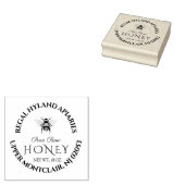 Vintage Beekeeping & Honeybee Farm Business ラバースタンプ (押印)
