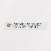 Vintage Beekeeping & Honeybee Farm Business ラベル (デザイン1)