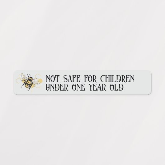 Vintage Beekeeping & Honeybee Farm Business ラベル (デザイン1)