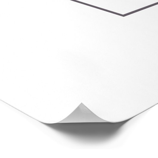 Vintage beetle illustration print ポスター (角)