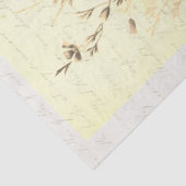 Vintage Beige California Poppy Wildflowers  薄葉紙 (詳細)