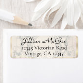 Vintage Beige, Gold Ornate Address Labels ラベル (インサイチュ)