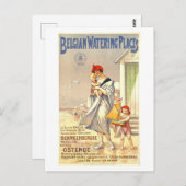 Vintage Belgium Travel Postcard ポストカード (正面/裏面)