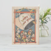 Vintage Bell Happy New Year Holiday Card シーズンカード (スタンド正面)