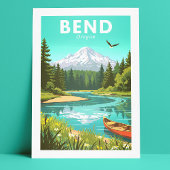 Vintage Bend Oregon ポストカード