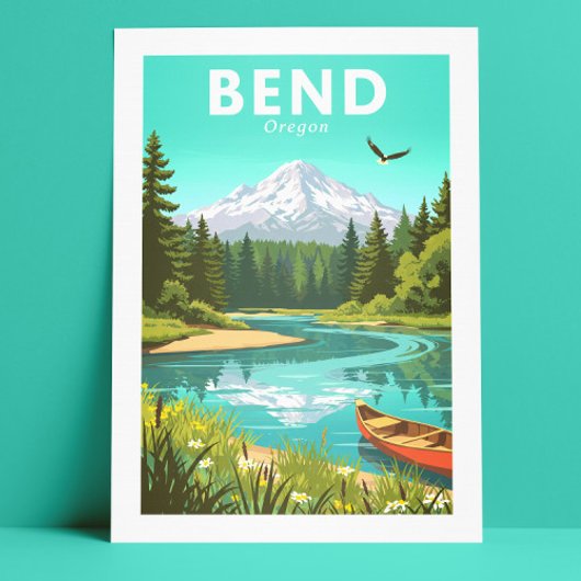 Vintage Bend Oregon ポストカード