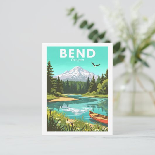 Vintage Bend Oregon ポストカード (スタンド正面)