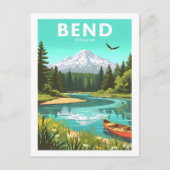 Vintage Bend Oregon ポストカード (正面)