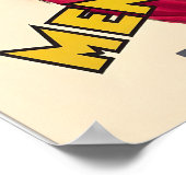 Vintage Beverage Kitchen Art Wine Champagne Food ポスター (角)