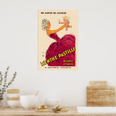 Vintage Beverage Kitchen Art Wine Champagne Food ポスター (キッチン)