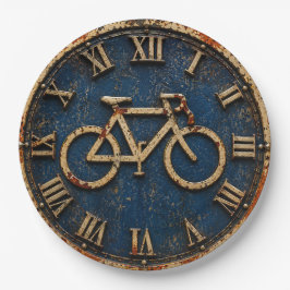 Vintage Bicycle Rustic Cycling Decor ペーパープレート