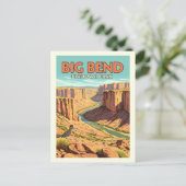 Vintage Big Bend National Park ポストカード (スタンド正面)