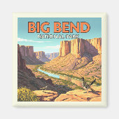Vintage Big Bend National Park マグネット (正面)