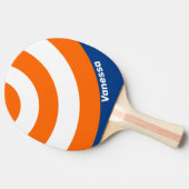 Vintage Big City Circle Stripe with Name 卓球ラケット (横)