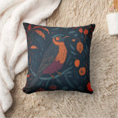 vintage bird 4 クッション (ブランケット)