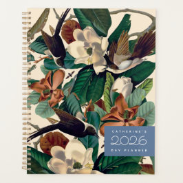 Vintage Birds with Magnolia 2026 Day Planner プランナー手帳