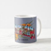 Vintage Birmingham AL Postcard Mug コーヒーマグカップ (正面右)