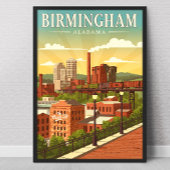 Vintage Birmingham, Alabama ポスター