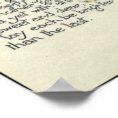 Vintage Birthday 1917 Lake Swallows ポスター (角)