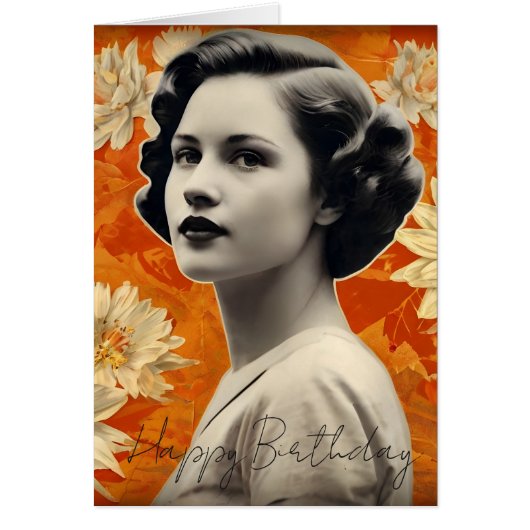 VINTAGE BIRTHDAY CARD (正面)