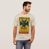 Vintage Black Bat Firecracker Label T-Shirt Tシャツ (正面フル)