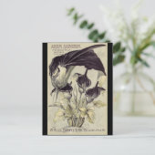 Vintage Black Calla Lilies ポストカード (スタンド正面)