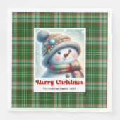 Vintage black highland cow buffalo plaid (正面)