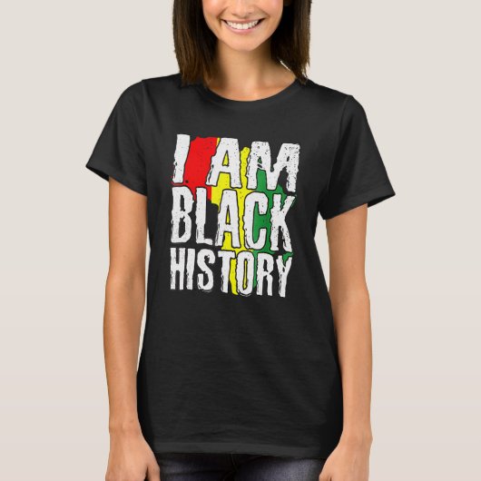 Vintage Black History Month Shirt Fist Tシャツ (正面)