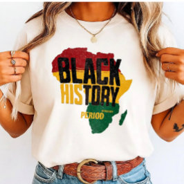 Vintage Black History Period Cultural Supporters トライブレンドＴシャツ