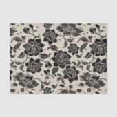 Vintage Black Lace decoupage Tissue Paper 薄葉紙 (正面)