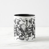 Vintage Black Octopus マグカップ (中央)