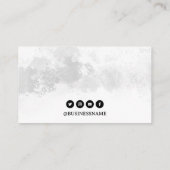 Vintage Black & White Tattoo Machine 名刺 (裏面)