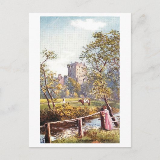 Vintage Blarney Castle, Ireland, ポストカード (正面)