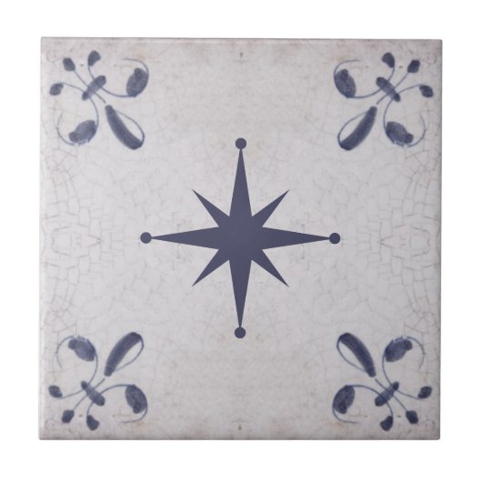 vintage blue delft tiles タイル (正面)