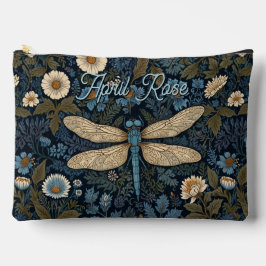 Vintage blue Dragonfly アクセサリーポーチ