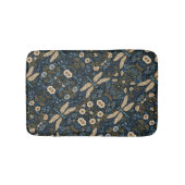 Vintage blue Dragonfly バスマット (正面)