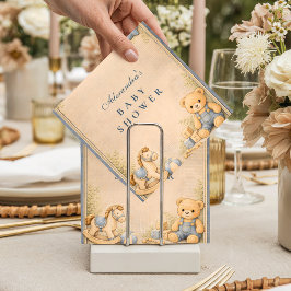 Vintage Blue Jeans Classic Baby Shower スタンダードカクテルナプキン