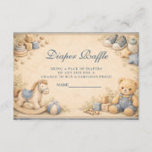 Vintage Blue Jeans Classic Diapper Raffle エンクロージャーカード (正面)