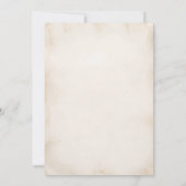 Vintage Blue Renaissance Cherub Baptism 招待状 (裏面)