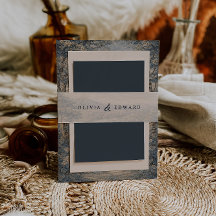 Vintage Blue Toile French Tapestry Elegant Wedding