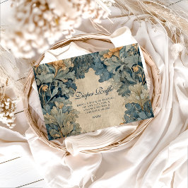 Vintage Blue Woodland Diapper Raffle エンクロージャーカード