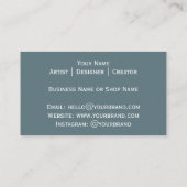 Vintage Bluebells  名刺 (裏面)