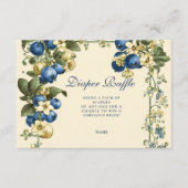 Vintage Blueberry Botanical Diapper Raffle  エンクロージャーカード (正面)